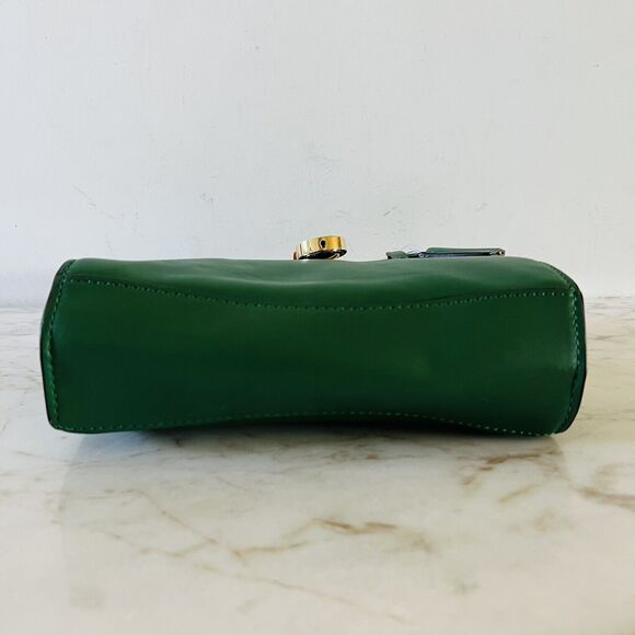 MICHAEL KORS Hamilton Traveler Gooseberry Leather Small Messenger Crossbody Bag - Picture 4 of 11